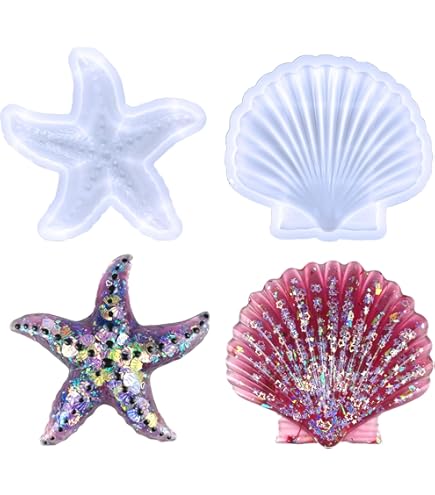 Stampo Silicone Stella Marina - Per Torte, Cioccolato, Saponi | Tema Marino 8x8cm - Foto 2