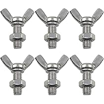 Viti A Farfalla 88 Pezzi - Set M4, M5, M6, M8 Per Fai Da Te E Riparazioni