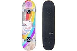 ‎LITTLE BOARDS Little Boards Skateboard für Kinder - hochwertiges Komplettboard für Anfänger ab 3 oder 4 Jahren, aus 7 Lagen Ahorn, mit Griptape, Achsen und Urethane Rollen, ABEC 5 Kugellager