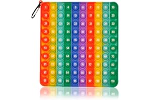 ‎JIUZCARE jiuzcare Push Bubble Fidget 20x20cm Pop Fidget Toys Bubble Anzahl Stressabbau Spielzeug Werkzeug Pädagogisches für Kinder Aufklärung Digitaler it Sensory Fidget Spielzeug Lernspielzeug und Studenten