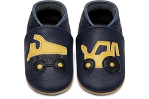 IceUnicorn Scarpe Neonato Scarpine Primi Passi Morbida Pelle Scarpine Prima Infanzia Suola Scamosciata Carino Colorate Animali 0 a 24 Mesi