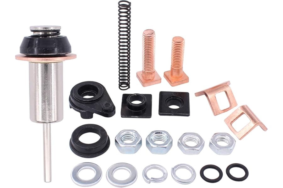 HouYeen Diesel Starter Motor Repair Kit for Land Rover Discovery Defender 90/110 TD5 2.5 Diesel 1998-2006