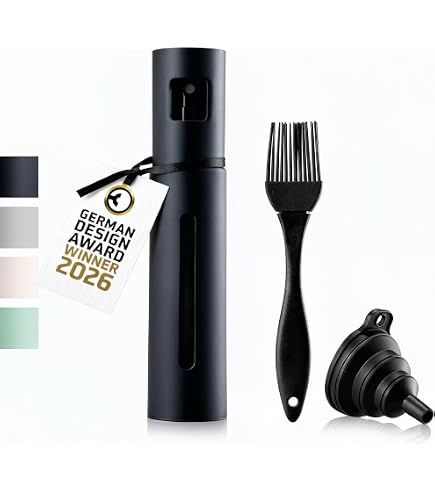 Küchenprofi Toscana Pulvérisateur D'Huile D'Olive 150ml - Vaporisateur Acier Inoxydable Pour Cuisson Parfaite
