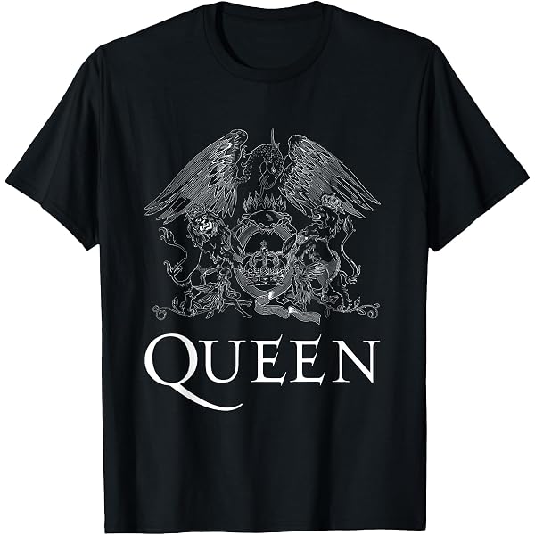 Queen Greatest Hits II Official Womens Skinny Fit T-Shirt - Navy Blue