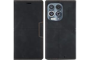 OKZone Cover per Motorola Moto Edge S/Moto G100, Custodia Flip Pelle PU Premium Portafoglio Magnetica Libro con Slot Schede, Slim Silicone TPU Bumper Wallet Supporto Case Antiurto Cover (Nero)