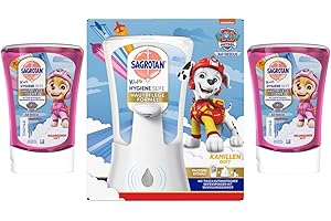 ‎SAGROTAN Sagrotan No-Touch Kids Starter Set inkl. 1 x 250 ml Nachfüller Kamille & 2 x 250 ml Nachfüller Wildbeere