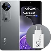vivo V40 5G Smartphone, 12GB RAM + 512GB ROM, Screen 6.78" AMOLED Curve 120Hz, Camera 50MP with ZEISS Optics, BlueVolt XL 550