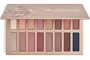 LAMORA Palette Fard À Paupière Maquillage Yeux - Nude 16 Couleurs Shimmer Matte Ultra Pigmenté Ombre A Paupière