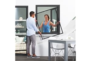 empasa Insektenschutz Fliegengitter Fenster Alurahmen Master SLIM Selbstbausatz weiß, braun oder anthrazit