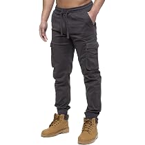 Pantaloni Cargo Da Uomo Enzo Con Vita Elasticizzata Pantaloni