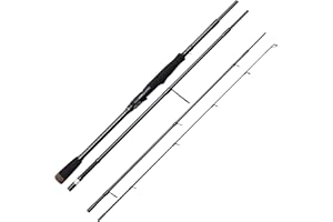 Savage Gear SG2 Medium Game Travel Rod, Angelruten, Spinnruten, Raubfisch, Hecht, Barsch, Forelle, Zander, Unisex, Schwarz, 2.69m | 15-45g