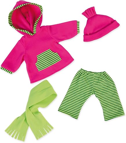 Bayer Design 84680AA – Ensemble De Vêtements Pour Poupée 40-46 Cm – Barboteuse Sirène Et Bonnet – Scratch Facile – Motif Turquoise Et Rose