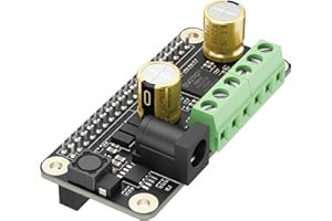 InnoMaker Audio-Verstärker 2x80W Spitzenleistung Class D HiFi AMP Pro Mini Hat 192KHz/24bit MA12070P für Raspberry Pi 5/4/Zero 2W Unterstützt Volumio, MoOde, Raspbian, LibreELEC