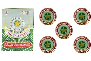 ‎GMMH Balsam Goldenen Stern Вьетнам бальзам Звездочка Золотая звезда (5x4 g) Golden Star Balm, Cao Sao Vang Vietnam, Aromatic Balsam