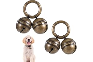 Aphumedc 2 Sets Glöckchen Halsband Tracker Haustiere Katzenklingel Glocken für Trainieren Katzen Haustiere Glöckchen Katzenhalsband Collar