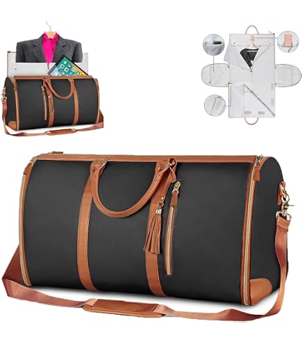 Sac de voyage pliable portable pour femme grande capacité Bleu