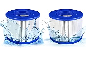 JEFFEL Infinite Spa Filter zum Schrauben, für Spa Ersatz Hot Tub, aufblasbar, ohne Schrauben, 75 x 100 mm, Filterkartusche für Spa, kompatibel mit Cosy Spa, Clever Spa und Plus (SPA-2PCS)