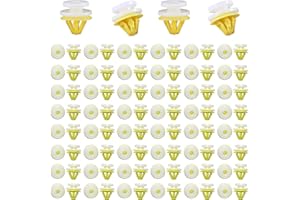 Yuiturt 100 Pcs Car Trim Clips Side Door for Land Rover Renault Discovery 3 4 Sport Vauxhall Volvo, Plastic Retainers Moulding Fasteners Side Door Card Panel Interior Clips Wheel Arch Trim Clips