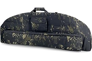 Alephnull Compound Bow Case Tactical Bow Bag Archery with Arrow Pocket Recurve Bow Holder for Outdoor Hunting Shooting
