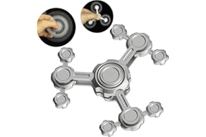 DILABNDA Fidget Spinner metalowa zabawka dla dzieci i dorosłych, fidgit spinner, prezent na urodziny, Boże Narodzenie, do biura domowego