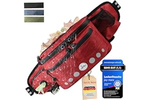 joy-mara Leckerlitasche für Hunde - wasserdichte Hunde Leckerlitasche & Bauchtasche Hundetraining, Gassi Tasche Hund mit Flaschenhalter, Futtertasche Hund mit Kotbeutelspender & Leckerlibeutel