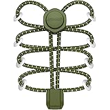 HOMAR Schnürsenkel ohne Binden für Kinder und Erwachsene Elastische Schnürsenkel Schnellverschluss für Turnschuhe Brettschuhe