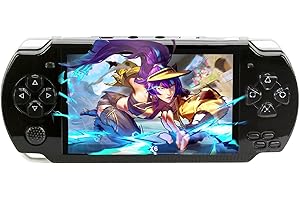 Fsjun 4.3" Handheld Retro Game Console, 8GB RAM, Built-in Classic Games, Multi-Simulator Support, MP3/4, TV Out, Christmas & New Year's Gift for Kids (Black)