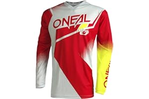 O'NEAL | Maglia Motocross | Enduro Motorcycle | vestibilità per la Massima libertà di Movimento, Protezione Gomito Cucita, Traspirante | Element Jersey Classic | Adulto | Nero
