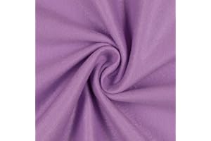 Mondo Tessuti - Tagli di Tessuto Panno Lenci - Feltro 1mm - Disponibile in Diversi Formati e ben 60 Colori (100X95CM, LILLA)