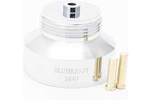BLUMKRAFT Metalladapter für Heizkörper OVENTROP und PRUSS M40 x1,5 (Prototyp) auf M30 x 1,5 für Thermostat/Thermostatkopf M30 x 1,5 männlich