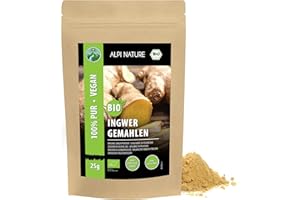 ‎ALPI NATURE Alpi Nature Proszek imbirowy BIO 25g z, ekologiczny mielony imbir, proszek z korzenia imbiru