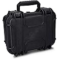 Navaris Protective Outdoor Camera Case - Hard Case with Customisable Foam Inserts - Water and Dust Equipment Protection - Size S (Black)