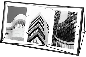 Umbra Prisma ramka na zdjęcia, kolaż, 13 x 18 cm, Multiramka, 3 obrazy, zdjęcia, druki artystyczne i inne, metalowa, czarna