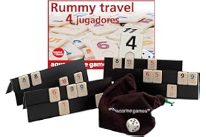 Aquamarine Games - DO003 - Rummy de Voyage - 4 Joueurs