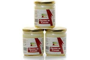 CELLIER DU PÉRIGORD Lot de 3 bocaux de graisse de canard 3x340 g soit 1020g