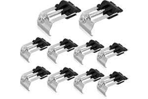 MHYMX Undermount Sink Brackets 10 PCS Kitchen Sink Fixing Clips Sink Bow Mounting Brackets Adjustable Sink Repair Hardware Stainless Steel Arc Shaped Installation Fastener
