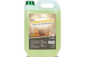 MUNTRADE Luccy Limpiador de Suelos de Madera 5000 ml | Fregasuelos Perfumado Duradero para Madera 5 Litros