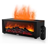 Docoss Charcoal Aroma Diffuser for Home Electric with 7 Colors, Aromatherapy Essential Oil Fragrance Diffuser & Fireplace Fla