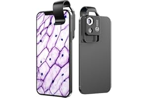 APEXEL AEPXEL 200X Smartphone Mini Microscope Nano Zoom Portable Handheld Microscope for Kids with LED Light