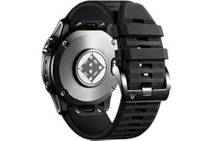 Laffav Kompatible mit Fenix 6 Pro/Fenix 6/Fenix 7/Fenix 7 Pro/Fenix 5/5 Plus Armband, Silikon QuickFit 22mm Uhren Ersatzarmband für Instinct/Epix 2/Forerunner 255/945/935