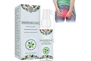 UJOOGBU Hemorrhoids Spray,Natural Hemorrhoids Treatment Spray,Piles Treatment,Hemorrhoids Itching Reliving Spray for Anal Fissure,Hemorrhoids,Fast Relief of Burning, Pain and Itching,30ml