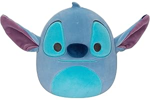 SQUISHMALLOWS Squishmallow Disney Stitch 35 cm - Añade Stitch a tu colección, Peluche Gigante Ultra Suave; Juguete Oficial Kelly Toy