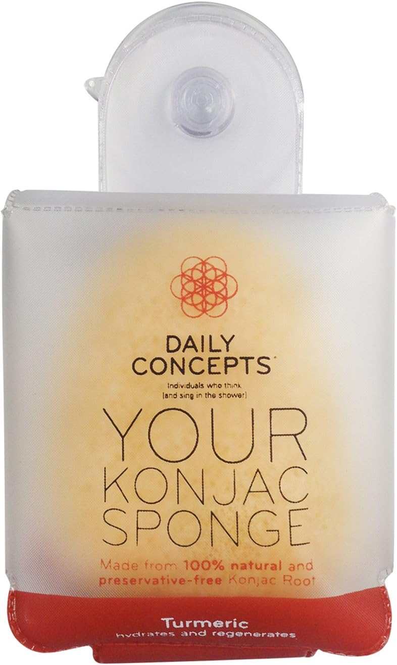 Daily Concepts Your Konjac Sponge, Turmeric