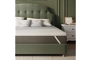 Novilla Materasso Topper 160x190 Altezza 7.5 cm, Coprimaterasso in Schiuma di Fibra, Topper Matrimoniale Assorbente e Traspirante con 4 Angoli Dotato di Cinghie Elastiche