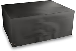 Bosmere Tovaglia rettangolare per tutte le stagioni 6 posti, 100% impermeabile, protezione UV, resistente tessuto Oxford 600D, L170 W94 H71 cm, 5A555C