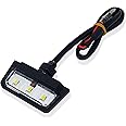 E Geprüft LED Kennzeichenbeleuchte Universal Motorrad - Quad Roller Auto KFZ ATV Wasserprüf IP67 Mini Schwarz Super Optik Ken