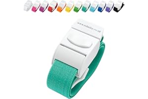 ROLSELEY Garrot Médical De Qualité Avec Boucle A Ouverture Rapide Et Bande Elastique En Polyester Sans Latex Pour Infirmière, Sage-Femme, Auxiliaire Médical, Phlébotomiste, Etudiant En Médecine Et Médecin (BLEU SARCELLE)