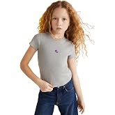 Grimelange QUARTZ-GRM24021 95%pamuk 5%elastane kız &ccedil;ocuk tshirt Grimelanj T-Shirt