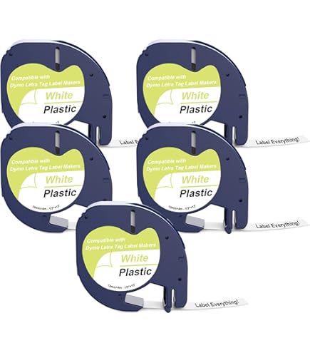 Label Orison Compatibele tape als vervanging voor Dymo 91220 91200 S0721520 12 mm 4 m zwart