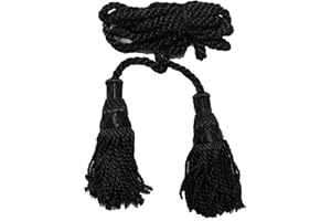 UNIFORM STORE LONDON Bugle Cord Bugle Ceremonial Stewart Bugle Cord For Marching Bands Black Colour R1204